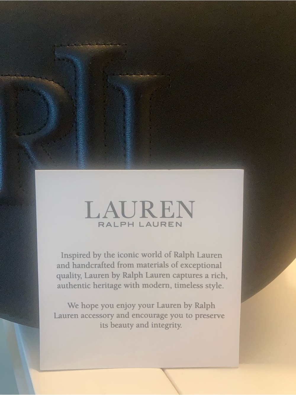 Lauren Ralph Lauren Witley Saddle Bag - Picture 9 of 10